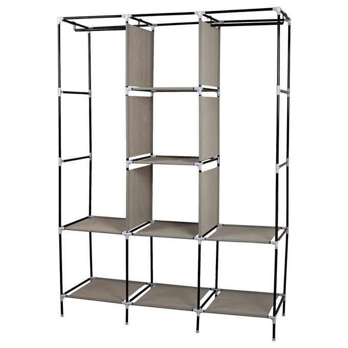 Ormise - Armoire Penderie Pliable 3 Portes