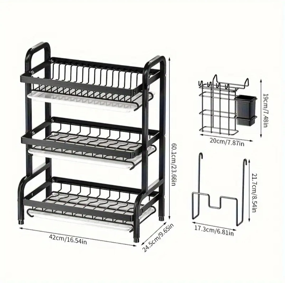 Étagère & Égouttoir vaisselle multifonction